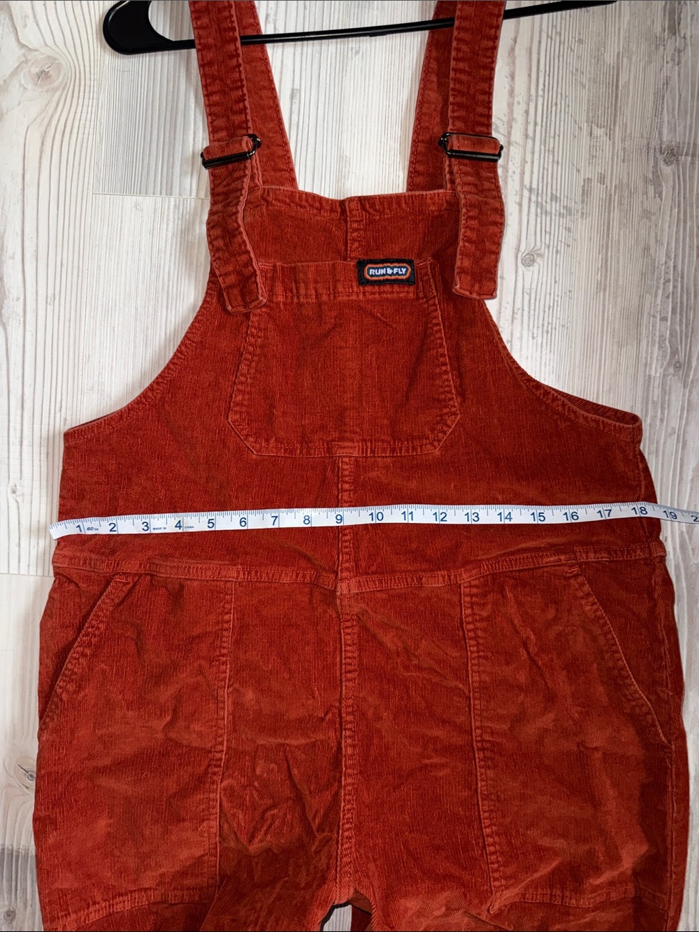 Run & Fly Corduroy Overalls, Size Small - Picture 8 of 10